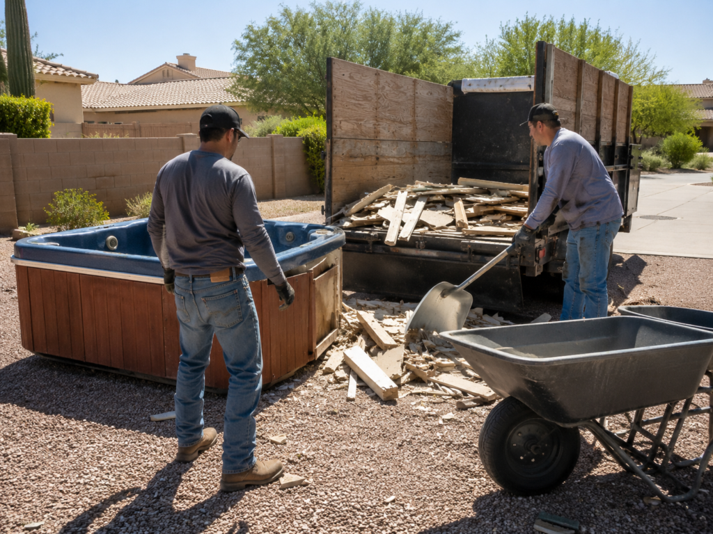 Junk removal service areas in Phoenix AZ and nearby communities
